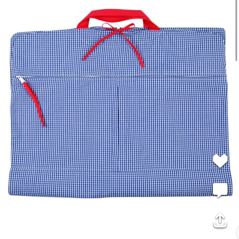 NWT Beaufort Bonnet Company Graham Garment Bag, Rockefeller Royal/Richmond Red